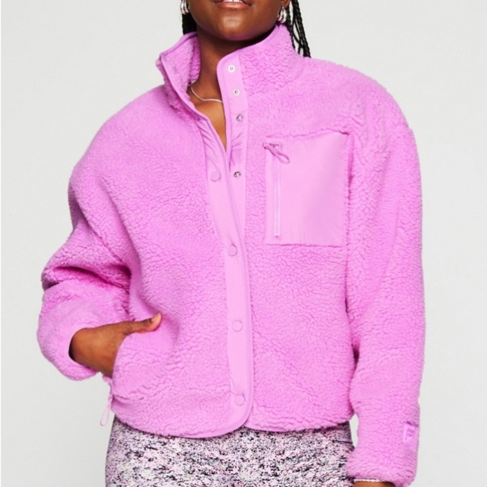 NWOT Fabletics Tahoe Teddy Jacket